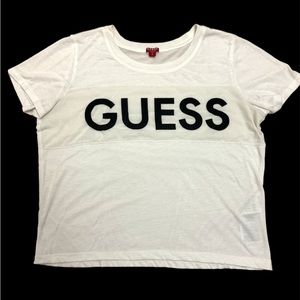 Guess - Women’s Cropped Short Sleeved Tee